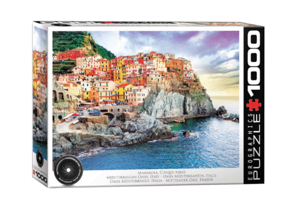 puzzle rompecabezas 1000 piezas eurographics manarola italia