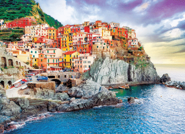 puzzle rompecabezas 1000 piezas eurographics manarola italia