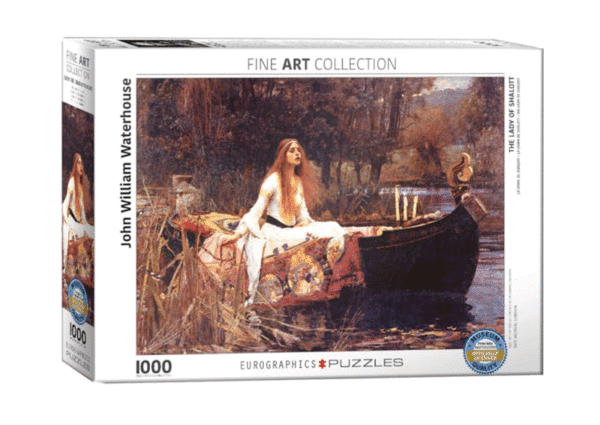 puzzle rompecabezas 1000 piezas eurographics la dama del shalott the lady of shalott john william waterhouse