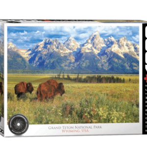 puzzle rompecabezas 1000 piezas eurographics parque nacional grand teton bisonte