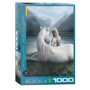 puzzle rompecabezas 1000 piezas eurographics conexion con el unicornio anne stokes