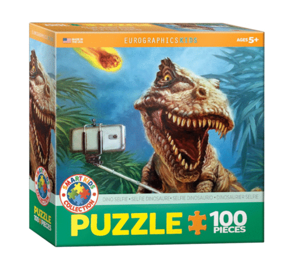 puzzle rompecabezas 100 piezas eurographics dinosaurios niños infantil