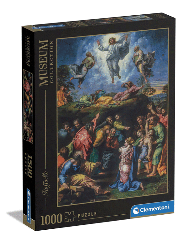 puzzle rompecabezas 1000 piezas clementoni transfiguration raphael obra de arte pintura