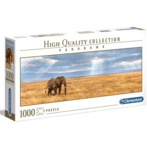 puzzle rompecabezas 1000 piezas panoramico elefante