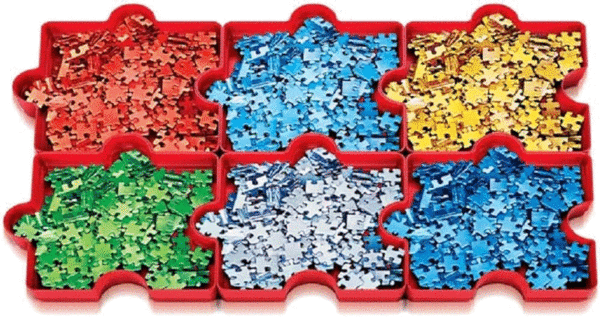 puzzle sorter rompecabezas bandejas para separar piezas