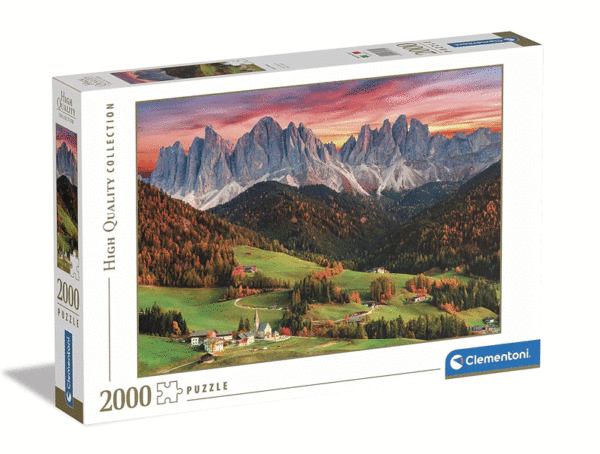 puzzle rompecabezas 2000 piezas clementoni valle y los alpes