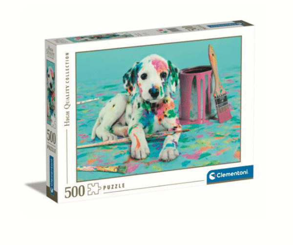 puzzle rompecabezas 500 piezas clementoni dalmata colores entretenido