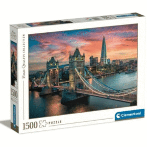 puzzle rompecabezas 1500 piezas clementoni londres al anochecer bridge