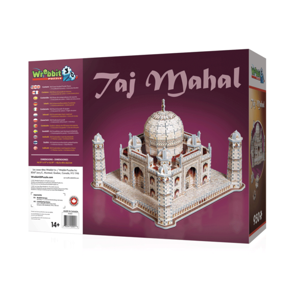 puzzle rompecabezas 3d wrebbit taj mahal india