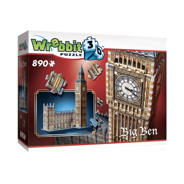 puzzle rompecabezas 3d wrebbit big ben inglaterra