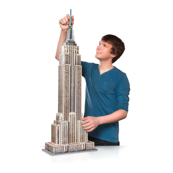 puzzle rompecabezas 3d wrebbit empire state new york