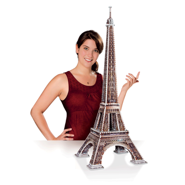 puzzle rompecabezas 3d wrebbit torre eiffel paris francia