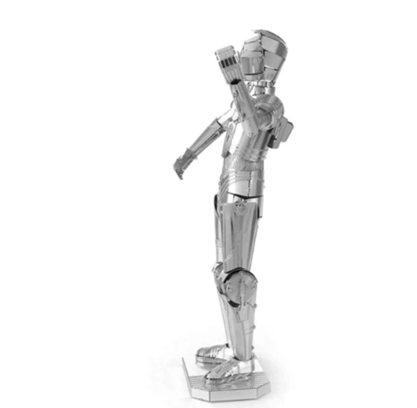 puzzle rompecabezas 3d metalico modelismo c3po star wars