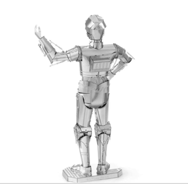 puzzle rompecabezas 3d metalico modelismo c3po star wars