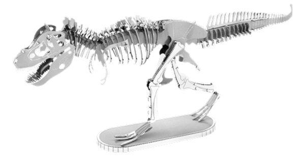 puzzle rompecabezas 3d metalico modelismo dinosaurio