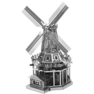 puzzle rompecabezas 3d metalico modelismo molino