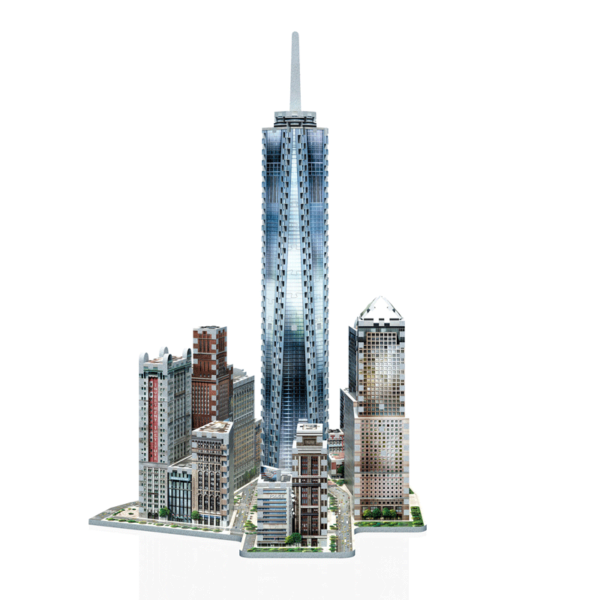 puzzle rompecabezas 3d wrebbit world trade center new york nueva york