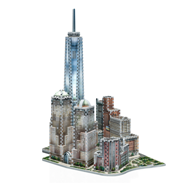 puzzle rompecabezas 3d wrebbit world trade center new york nueva york