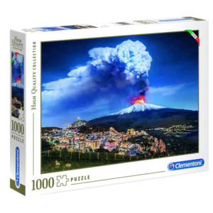 puzzle rompecabezas 1000 piezas clementoni volcan etna paisaje