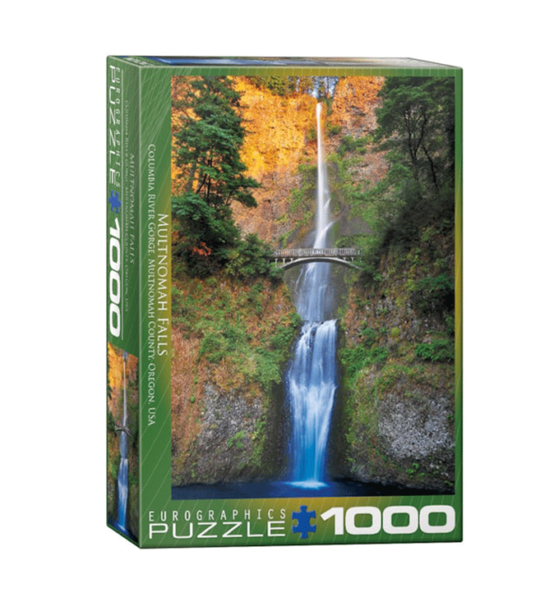 puzzle rompecabezas 1000 piezas eurographics paisaje cascada oregon estados unidos