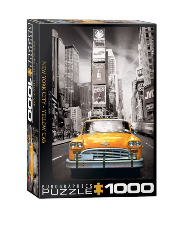 puzzle rompecabezas 1000 piezas eurographics new york nueva york taxi manhattan time square