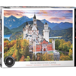 puzzle rompecabezas 1000 piezas paisaje castillo neuschwanstein alemania