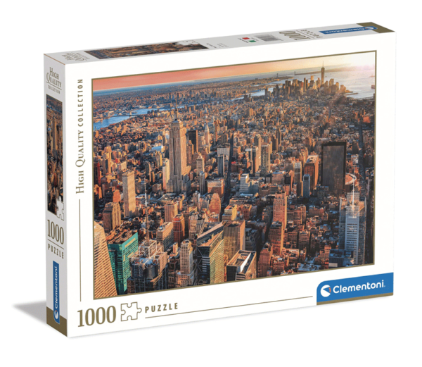 puzzle rompecabezas 1000 piezas clementoni paisaje new york nueva york manhattan estados unidos