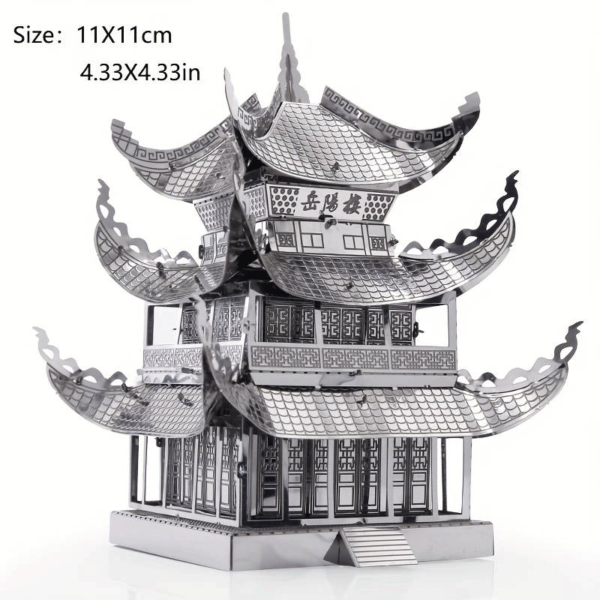 puzzle rompecabezas 3d metalico modelismo pagoda japonesa