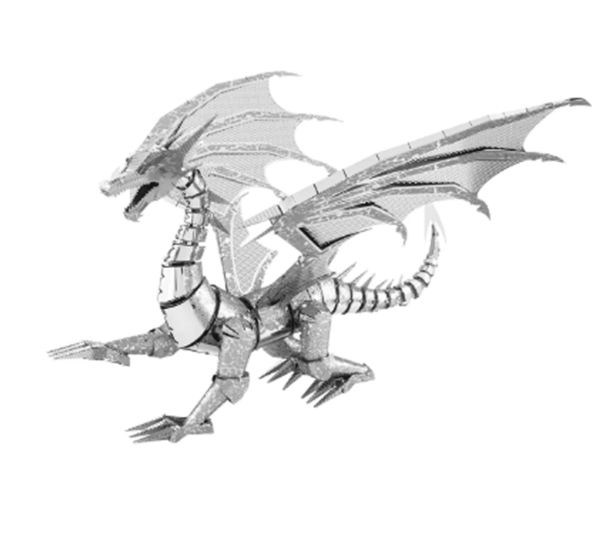 puzzle rompecabezas 3d metalico dragon