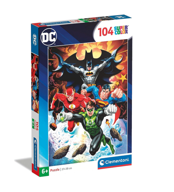 puzzle rompecabezas clementoni 250 piezas liga de la justicia marvel super heroes