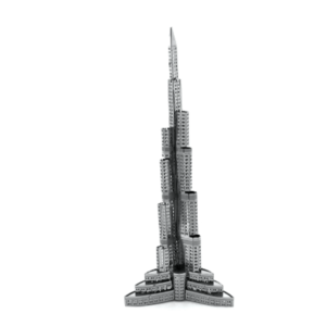 puzzle rompecabezas 3d metalico modelismo burj khalifa dubai arquitectura