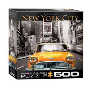 puzzle rompecabezas 500 piezas eurographics new york nueva york taxi manhattan time square