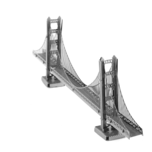 puzzle rompecabezas 3d metalico golden gate estados unidos