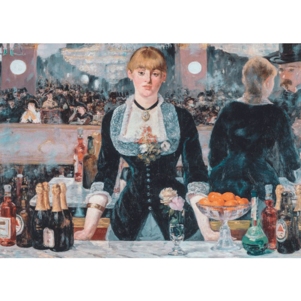 puzzle rompecabezas 1000 piezas clementoni arte cuadro pintura obra Bar Folie Bergere, Édouard Manet