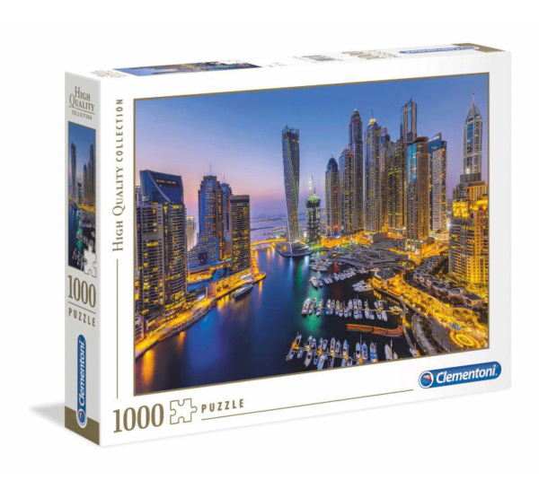 puzzle rompecabezas 1000 piezas clementoni paisaje dubai