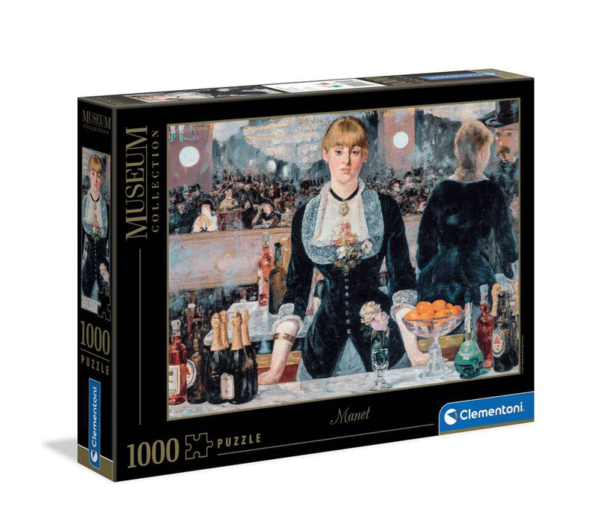 puzzle rompecabezas 1000 piezas clementoni arte cuadro pintura obra Bar Folie Bergere, Édouard Manet