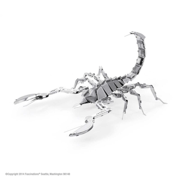 puzzle rompecabezas 3d metalico modelismo escorpion insecto bicho