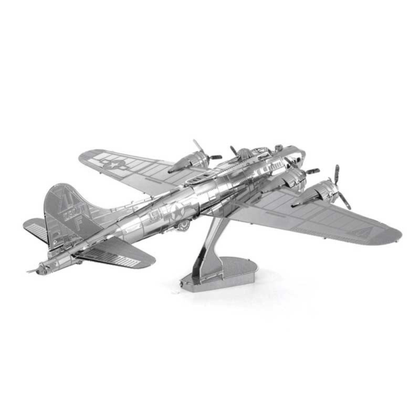 puzzle rompecabezas 3d metalico modelismo catedral boeing b 17 flaying fortress