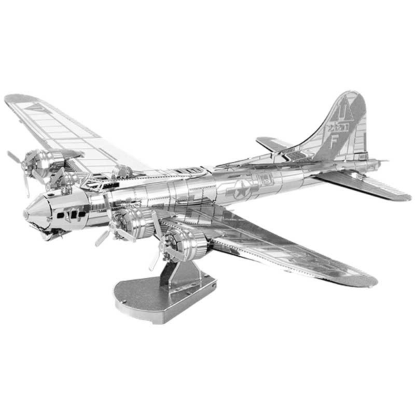 puzzle rompecabezas 3d metalico modelismo catedral boeing b 17 flaying fortress