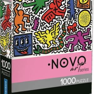 puzzle rompecabezas 1000 piezas clementoni arte cuadro pintura obra keith haring