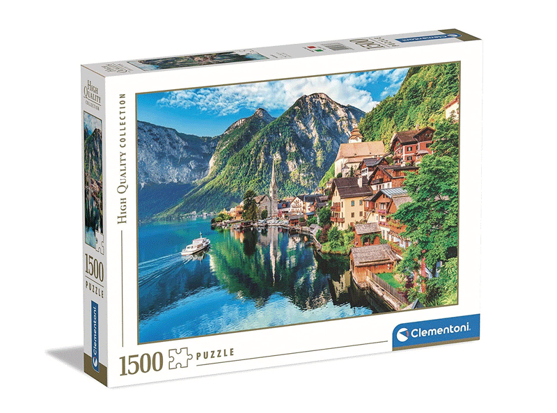 Grafika Puzzle Da 1000 Pezzi – Hallstatt, Austria – Paesaggio Artistico Per Adulti – Cartone Di Alta Qualità