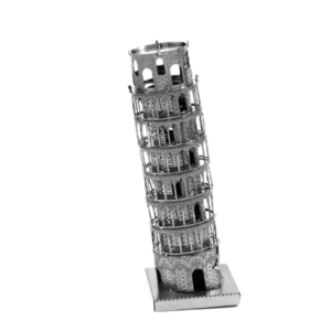 puzzle rompecabezas 3d metalico torre de pisa italia roma arquitectura
