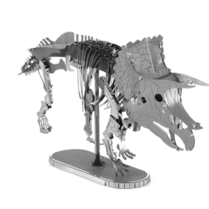 puzzle rompecabezas 3d metalico triceratops dinosaurio dino