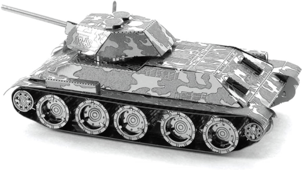 puzzle rompecabezas 3d metalico tanque t34 modelismo