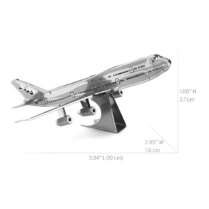 puzzle rompecabezas 3d metal modelismo avion boeing