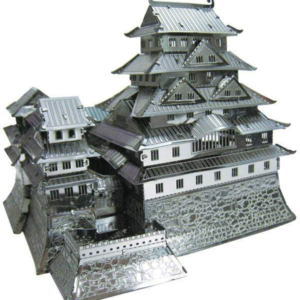 puzzle rompecabezas 3d metal himeji pagoda japonesa