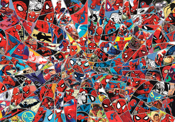 puzzle rompecabezas 1000 piezas clementoni ,marvel impossible spiderman hombre araña