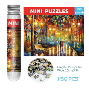 mini puzzle rompecabezas 150 piezas romantic street scene