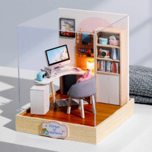 mini casita diy diorama armable dormitorio pieza