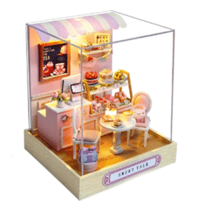 mini casita diy diorama armable de pastelería